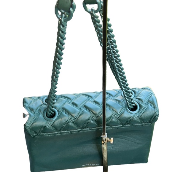 Kurt Geiger LEATHER KENSINGTON DRENCH BAG - Picture 2 of 5